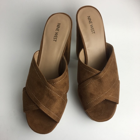 NINE WEST Platform Chunky Heels - Picture 2 of 5